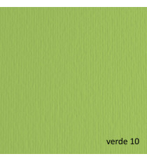 Cartoncino Elle Erre - 50 x 70 cm - 220 gr - verde pisello 110 - Fabriano - blister 20 fogli