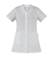 Casacca Camelia - da donna - manica corta - taglia L - bianco - Giblor's Casacca Camelia - da donna - manica corta - taglia L - bianco - Giblor's