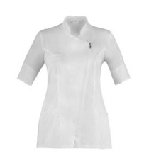 Casacca Carmen - da donna - manica corta - taglia M - bianco - Giblor's Casacca Carmen - da donna - manica corta - taglia M - bianco - Giblor's