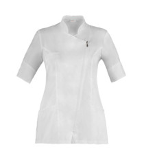Casacca Carmen - da donna - manica corta - taglia M - bianco - Giblor's Casacca Carmen - da donna - manica corta - taglia M - bianco - Giblor's