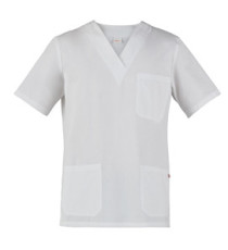 Casacca Jason - unisex - manica corta - taglia M - bianco - Giblor's Casacca Jason - unisex - manica corta - taglia M - bianco - Giblor's