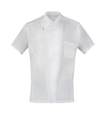 Casacca Maurizio - da uomo - manica corta - taglia L - bianco - Giblor's Casacca Maurizio - da uomo - manica corta - taglia L - bianco - Giblor's