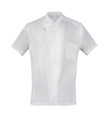 Casacca Maurizio - da uomo - manica corta - taglia M - bianco - Giblor's Casacca Maurizio - da uomo - manica corta - taglia M - bianco - Giblor's