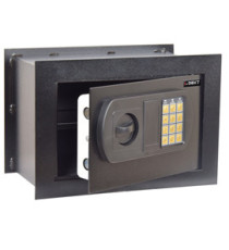 Cassaforte da muro -  serratura elettronica - 33x20x23 cm - 9 kg - nero - Iternet