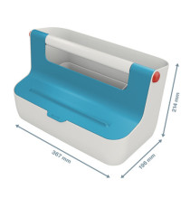 Cassetta portaoggetti Cosy - con maniglia - blu - Leitz Cassetta portaoggetti Cosy - con maniglia - blu - Leitz