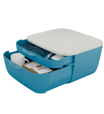 Cassettiera Cosy - 2 scomparti - blu - Leitz Cassettiera Cosy - 2 scomparti - blu - Leitz