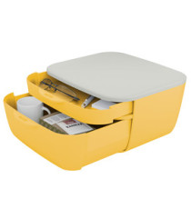 Cassettiera Cosy - 2 scomparti - giallo - Leitz Cassettiera Cosy - 2 scomparti - giallo - Leitz