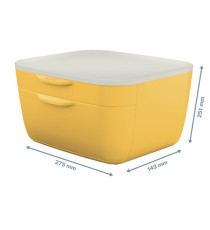 Cassettiera Cosy - 2 scomparti - giallo - Leitz Cassettiera Cosy - 2 scomparti - giallo - Leitz