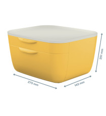 Cassettiera Cosy - 2 scomparti - giallo - Leitz Cassettiera Cosy - 2 scomparti - giallo - Leitz
