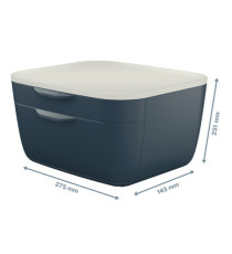 Cassettiera Cosy - 2 scomparti - grigio - Leitz Cassettiera Cosy - 2 scomparti - grigio - Leitz
