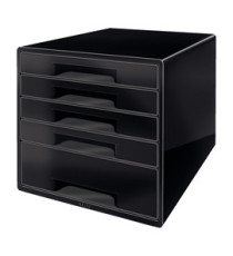 Cassettiera Drawer Cabinet Cube 5 - nero - Leitz Cassettiera Drawer Cabinet Cube 5 - nero - Leitz