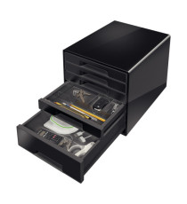 Cassettiera Drawer Cabinet Cube 5 - nero - Leitz Cassettiera Drawer Cabinet Cube 5 - nero - Leitz