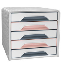 Cassettiera Smoove 7-111 Mineral - 5 cassetti -  36 x 28,8 x 27,1 cm - multicolore - Cep Cassettiera Smoove 7-111 Mineral - 5 cassetti -  36 x 28,8 x 27,1 cm - multicolore - Cep