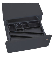 Cassettiere in metallo - 3 cassetti - 40 x 59 x 54 cm - nero - Bertesi Cassettiere in metallo - 3 cassetti - 40 x 59 x 54 cm - nero - Bertesi
