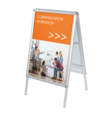 Cavalletto bifacciale A Frame - cornici a scatto - A1 - 84,1 x 59,4 cm - Nobo Cavalletto bifacciale A Frame - cornici a scatto - A1 - 84,1 x 59,4 cm - Nobo