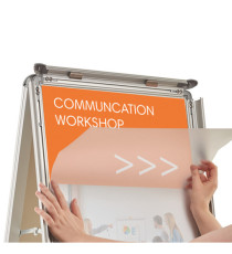 Cavalletto bifacciale A Frame - cornici a scatto - A1 - 84,1 x 59,4 cm - Nobo Cavalletto bifacciale A Frame - cornici a scatto - A1 - 84,1 x 59,4 cm - Nobo