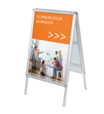 Cavalletto bifacciale A Frame - cornici a scatto - A1 - 84,1 x 59,4 cm - Nobo Cavalletto bifacciale A Frame - cornici a scatto - A1 - 84,1 x 59,4 cm - Nobo