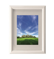 Cornice in legno e crilex - A4 - bianco - Methodo