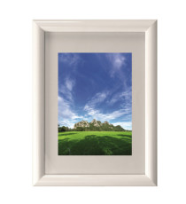 Cornice in legno e crilex - A4 - bianco - Methodo