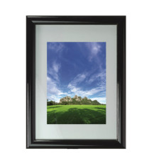 Cornice in legno e crilex - A4 - nero - Methodo