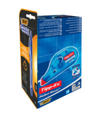 Correttore a nastro Pocket Mouse Tipp-Ex + penna Gelocity QuickDry Bic - promo box 10 + 1 pezzi Correttore a nastro Pocket Mouse Tipp-Ex + penna Gelocity QuickDry Bic - promo box 10 + 1 pezzi