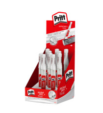 Correttore Pocket Pen - 8 ml - punta metallica - Pritt Correttore Pocket Pen - 8 ml - punta metallica - Pritt