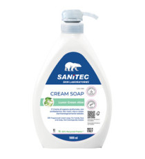 Crema di sapone Luxor Green Aloe - dispenser 1 L - aloe verde - Sanitec Crema di sapone Luxor Green Aloe - dispenser 1 L - aloe verde - Sanitec