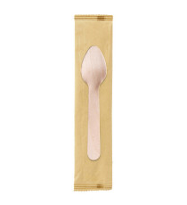 Cucchiaini monouso - imbustati singolarmente - 11 cm - legno - Signor Bio Cucchiaini monouso - imbustati singolarmente - 11 cm - legno - Signor Bio