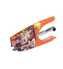 Cucitrice a pinza Pop Art - punti 6/4 - Pop Fantasy - acciaio cromato - Iternet Cucitrice a pinza Pop Art - punti 6/4 - Pop Fantasy - acciaio cromato - Iternet