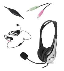 Cuffie con microfono EW3562 - Eminent Ewent