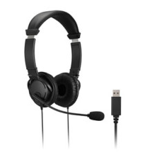 Cuffie stereo - con microfono e controllo del volume - connessione USB-A - Kensington Cuffie stereo - con microfono e controllo del volume - connessione USB-A - Kensington