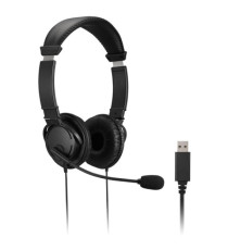 Cuffie stereo - con microfono e controllo del volume - connessione USB-A - Kensington Cuffie stereo - con microfono e controllo del volume - connessione USB-A - Kensington