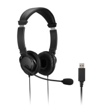 Cuffie stereo - con microfono e controllo del volume - connessione USB-A - Kensington Cuffie stereo - con microfono e controllo del volume - connessione USB-A - Kensington