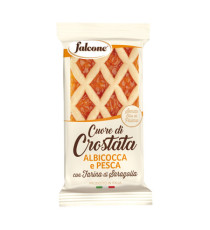 Cuor di crostata albicocca e pesca - 60 gr - Falcone Cuor di crostata albicocca e pesca - 60 gr - Falcone