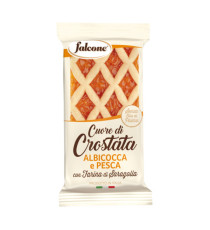 Cuor di crostata albicocca e pesca - 60 gr - Falcone Cuor di crostata albicocca e pesca - 60 gr - Falcone