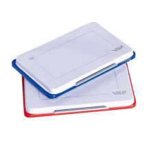 Cuscinetto per timbri in gomma - rosso - Viva