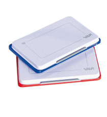 Cuscinetto per timbri in gomma - rosso - Viva