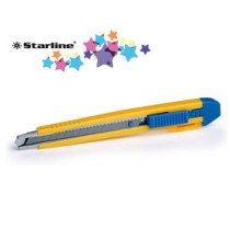 Cutter Premium - con bloccalama - 2 lame incluse - 9 mm - Starline