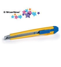 Cutter Premium - con bloccalama - 2 lame incluse - 9 mm - Starline