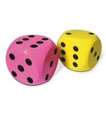 Dado gigante - in spugna - 15 x 15 x 15 cm - CWR