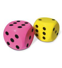 Dado gigante - in spugna - 15 x 15 x 15 cm - CWR