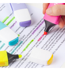 Desk set evidenziatori - punta a scalpello - colori assortiti - Pantone - conf. 12 pezzi