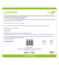 Detergente pavimenti Ebiol - tanica 5 kg - agrumi - Livrex Detergente pavimenti Ebiol - tanica 5 kg - agrumi - Livrex