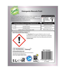 Detergente per piatti Svelto - limone - tanica da 5 L Detergente per piatti Svelto - limone - tanica da 5 L