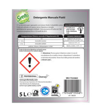 Detergente per piatti Svelto - limone - tanica da 5 L Detergente per piatti Svelto - limone - tanica da 5 L