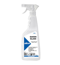 Detergente per vetri Queen Glass - profumo gradevole - Alca - trigger da 750 ml