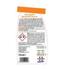 Detergente sgrassante tecnico - 750 ml - Amuchina Professional Detergente sgrassante tecnico - 750 ml - Amuchina Professional