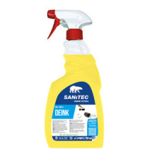 Detersolvente sgrassante Deink - trigger 750 ml - Sanitec Detersolvente sgrassante Deink - trigger 750 ml - Sanitec