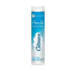 Dischetti levatrucco in cotone - Cotoneve - busta da 100 pezzi Dischetti levatrucco in cotone - Cotoneve - busta da 100 pezzi