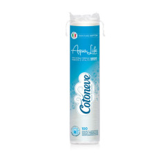 Dischetti levatrucco in cotone - Cotoneve - busta da 100 pezzi